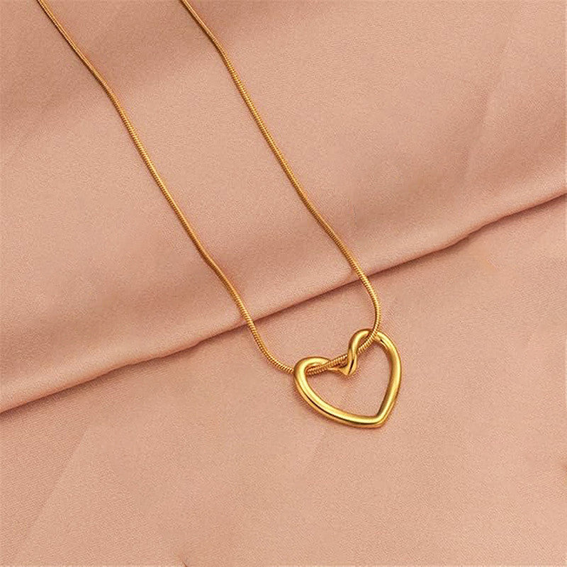 Gold Anti-Tarnish Heart Pendant