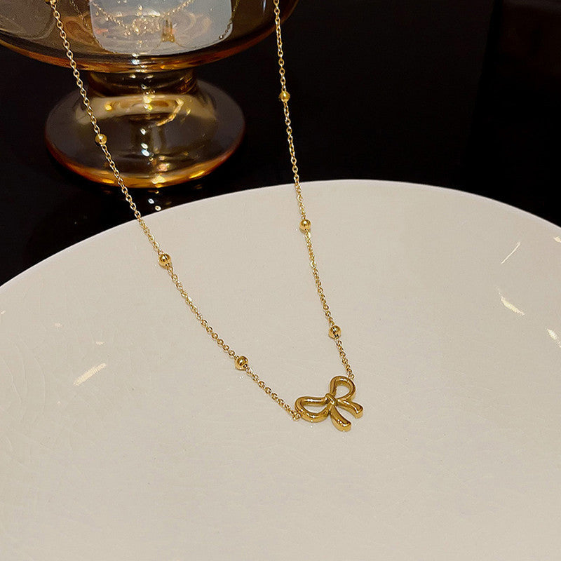 Bow Aesthetic Anti-Tarnish Pendant
