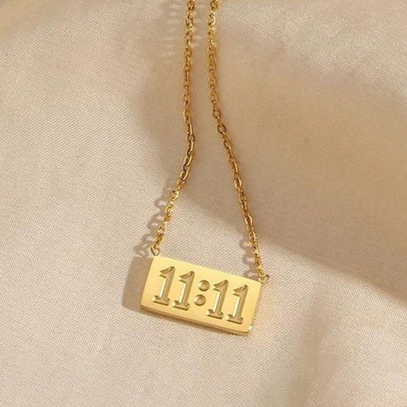 Gold 11:11 Anti-Tarnish Pendant