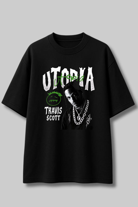 Utopia Travis Scott Unisex Oversized T Shirt