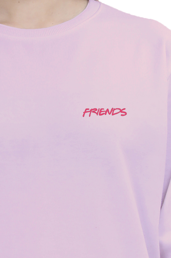 Friends Embroidered Sweatshirt