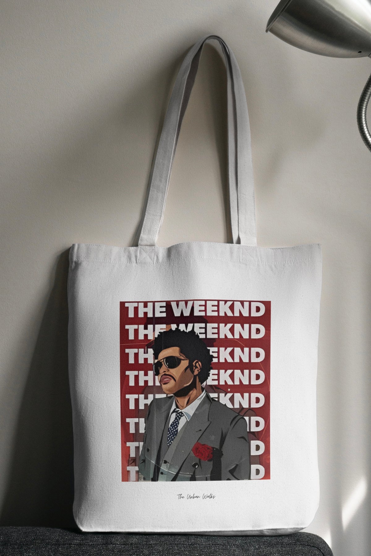 The Weeknd Wallet The Weeknd After Hours White Tote Bag with zipper – The Urban Walks