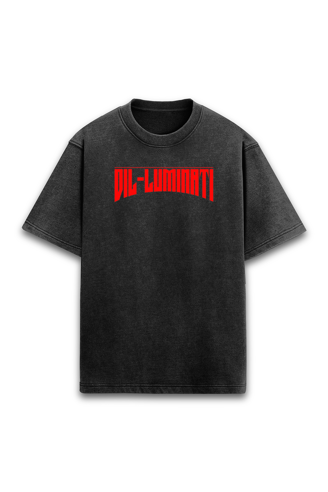 Diljit Dosanjh's Dil-Luminati Black Oversized t shirt