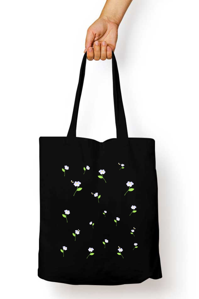 Simra black tote bag
