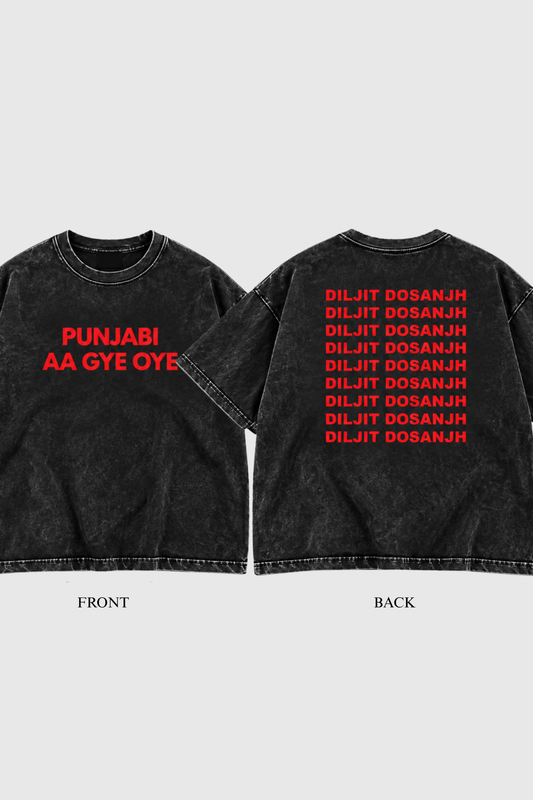 Diljit Dosanjh's Aura World Tour Oversized T Shirt