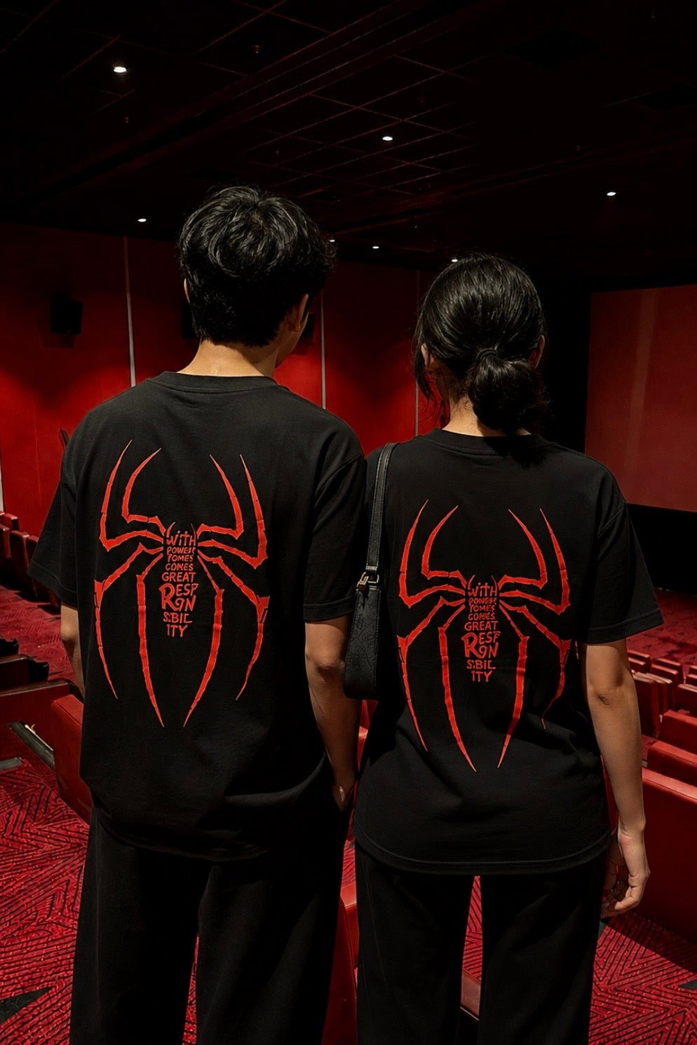 Pack of 2: SpiderMan Couple Oversized T-shirts