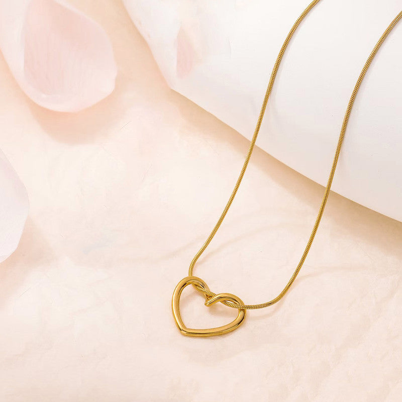 Gold Anti-Tarnish Heart Pendant
