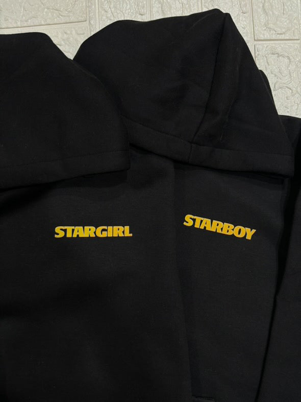 2 Pack: Starboy Stargirl Couple Hoodies (Both Side Printed)
