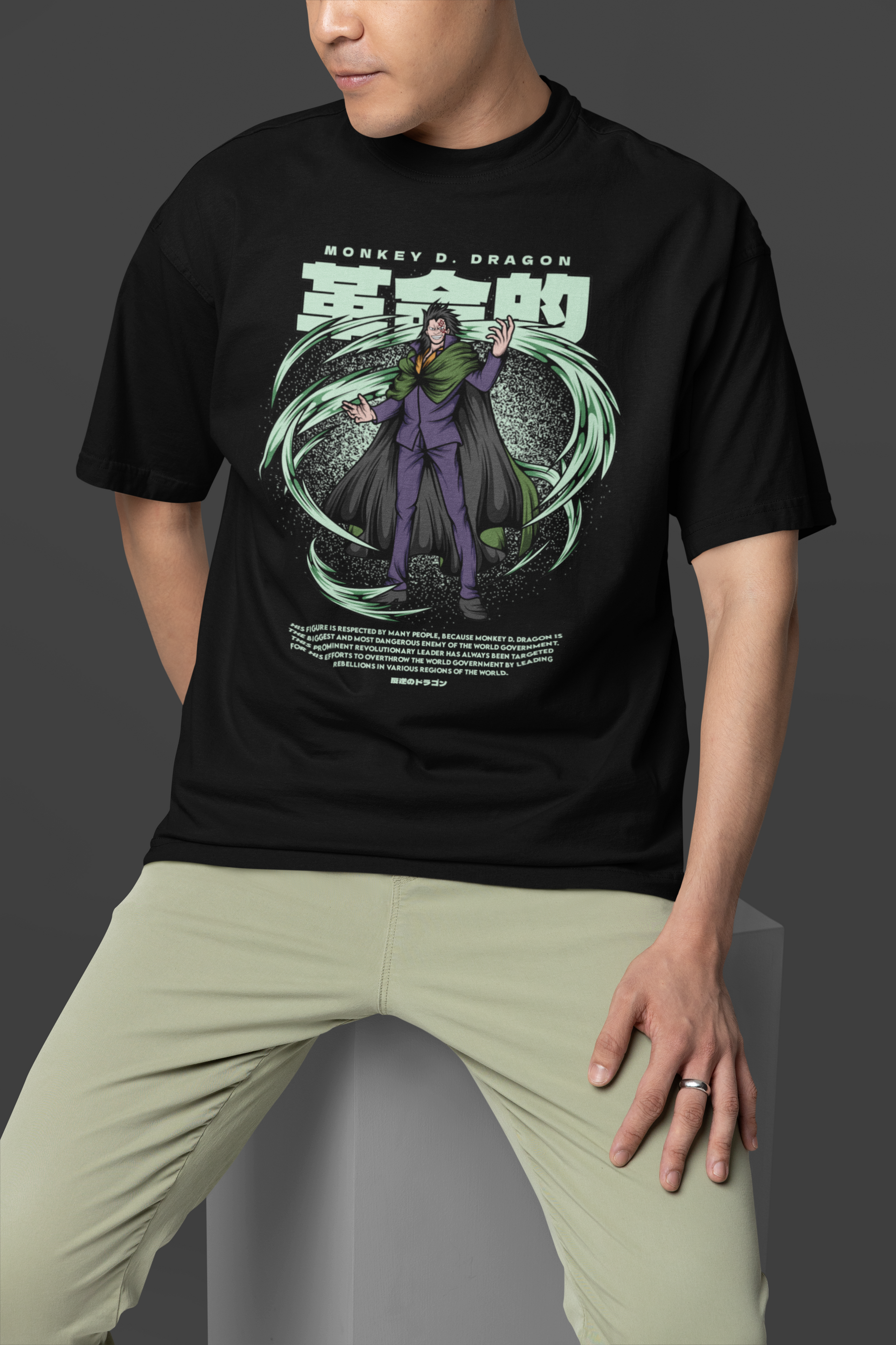 Monkey D. Dragon (One Piece) Unisex Oversized T-shirt – The Urban