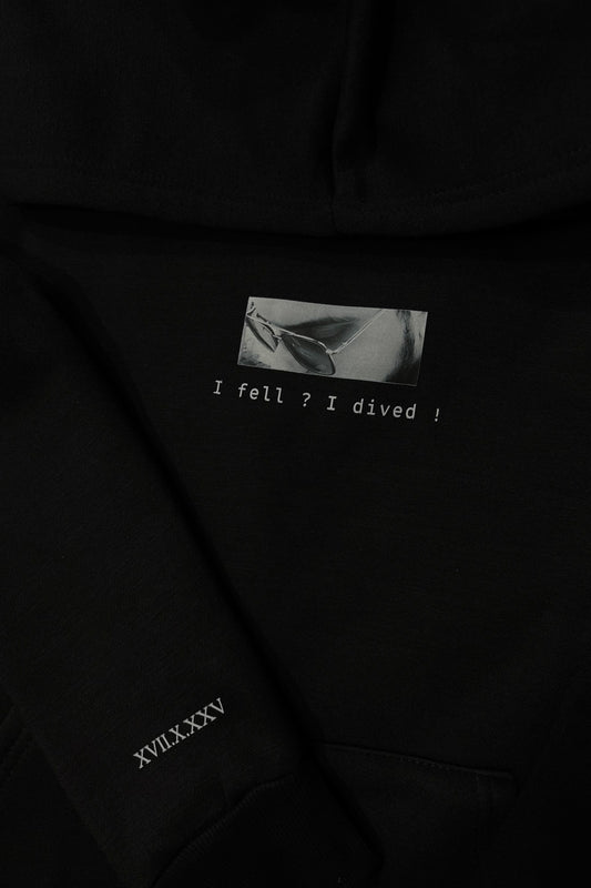 Eye Pic with Custom printed sleeve Hoodie (350 GSM)