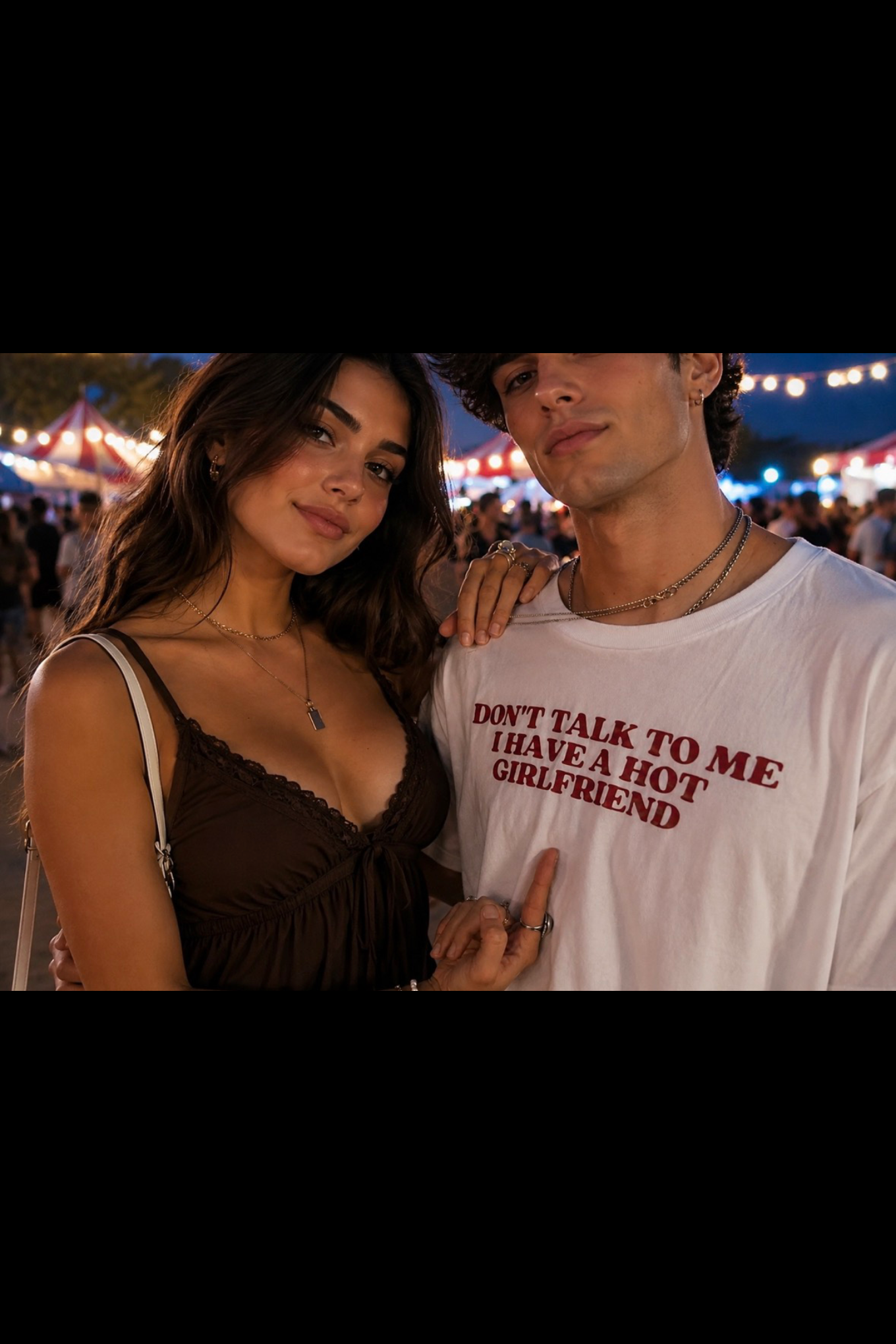Don’t Talk To Me I Have A Hot Girlfriend Oversized T-shirt