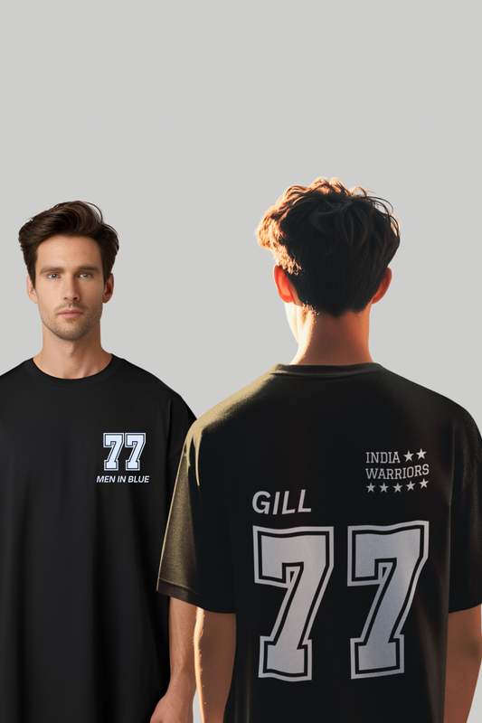 Shubman Gill Graphic Printed Oversized T shirt