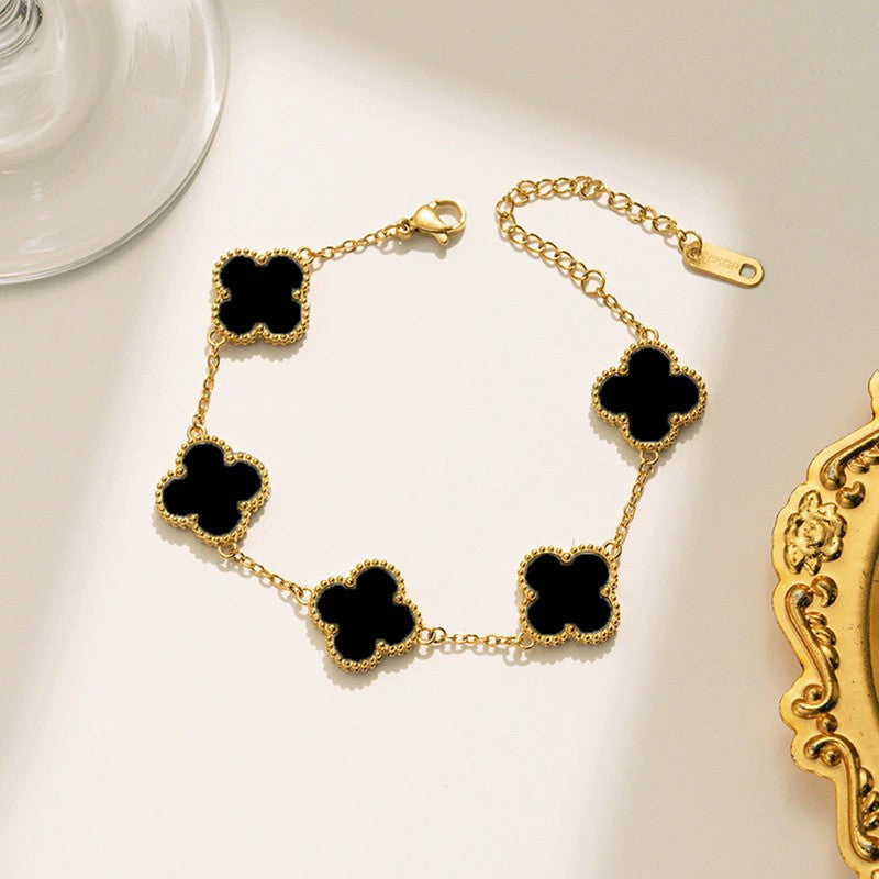 Anti-Tarnish Clover Bracelet
