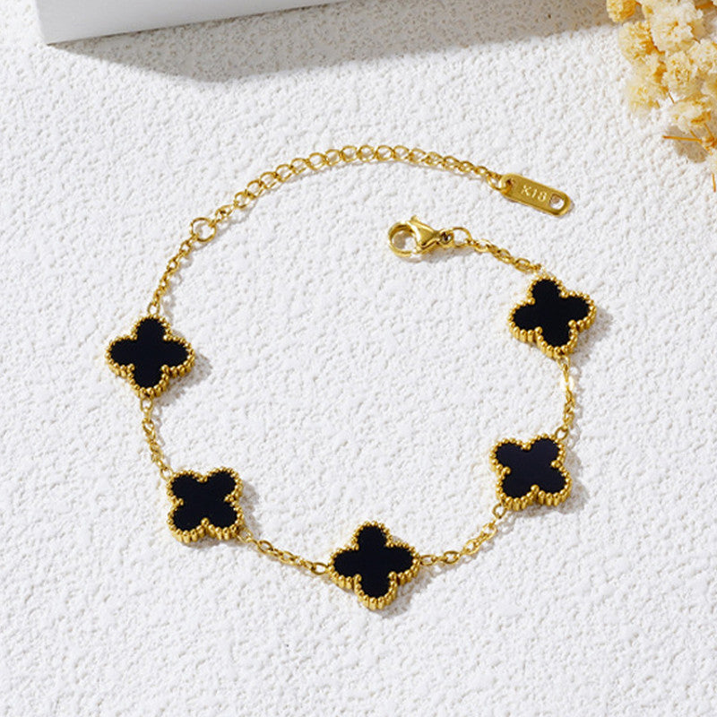 Anti-Tarnish Clover Bracelet