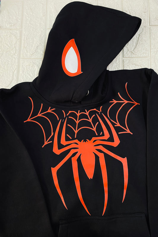 Spiderman Black Unisex Premium Oversized Hoodie