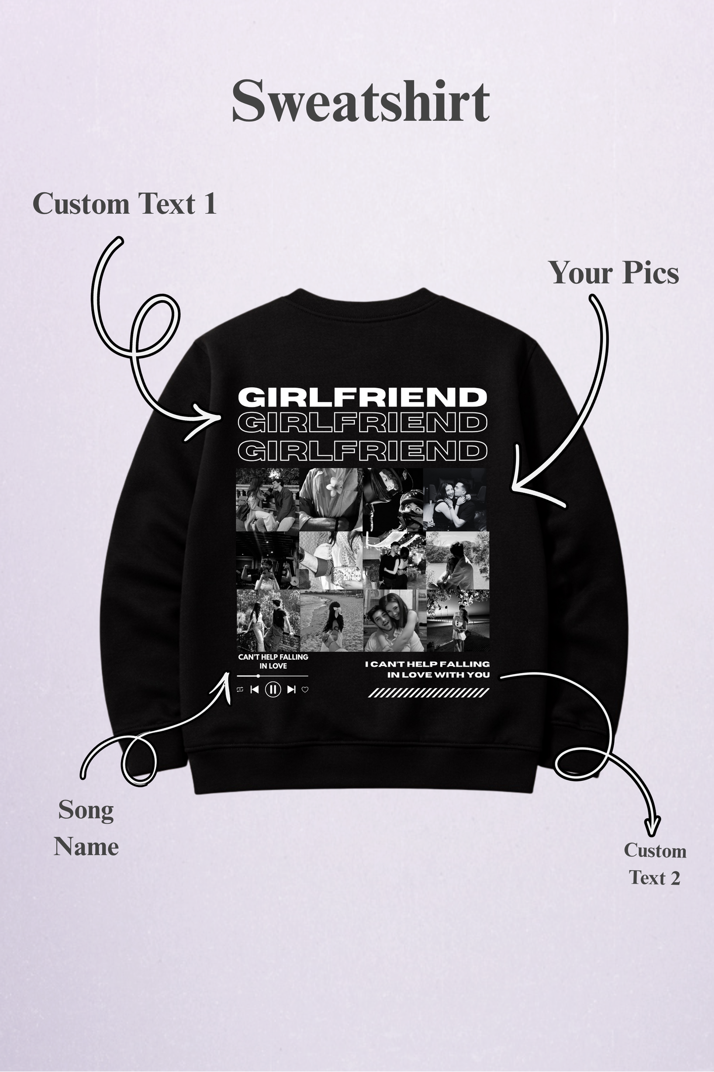 Custom Pics Sweatshirt