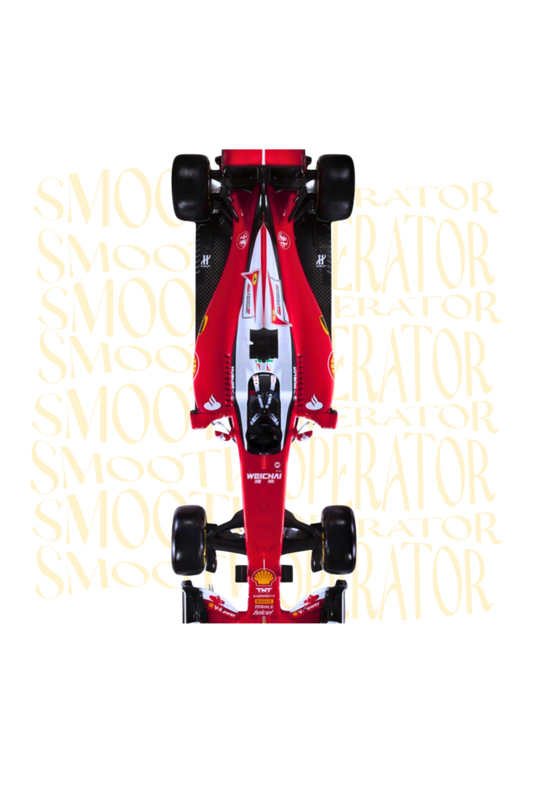 Smooth Operator Ferrari Front and Back Graphic Printed Sweatshirt